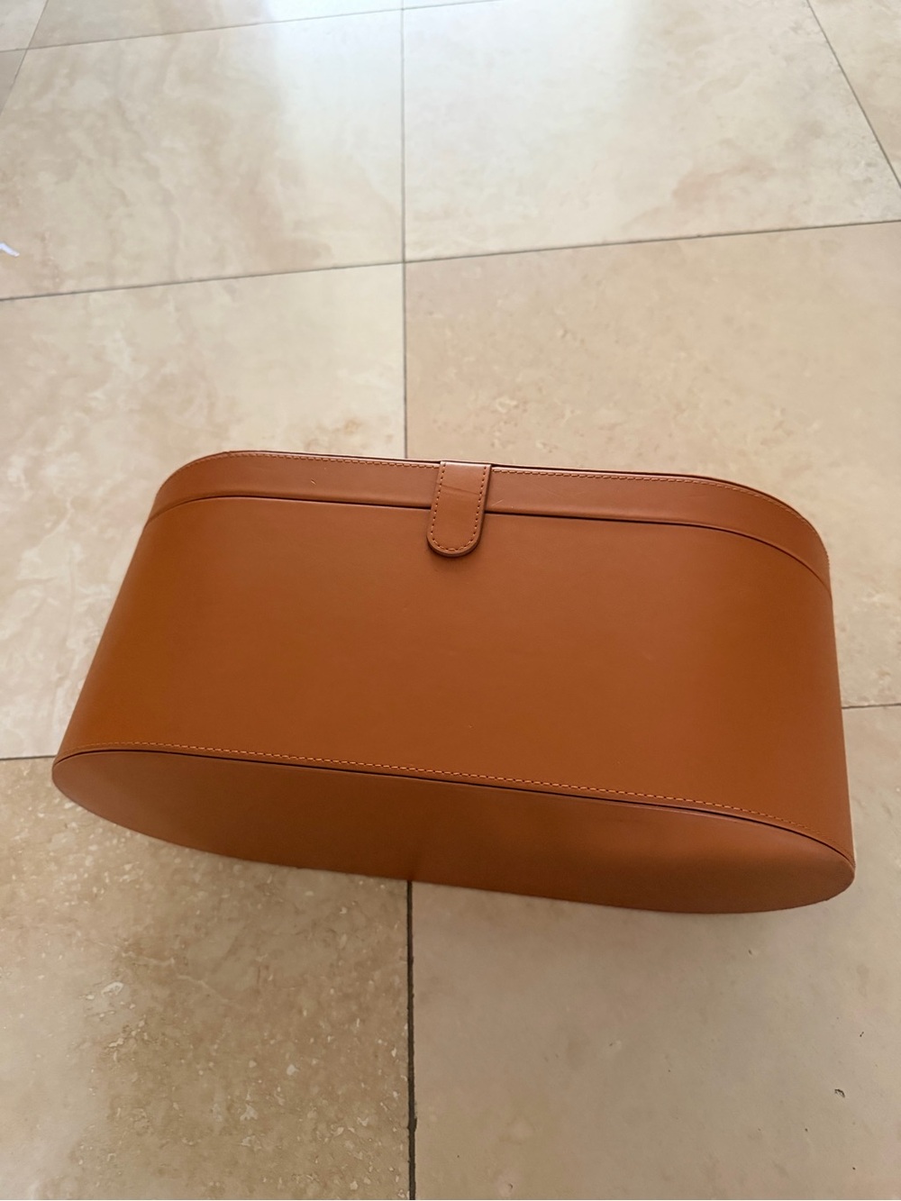 DYSON Airwrap Hair Styling Storage Case Box Only Leather Brown - Picture 9 of 9